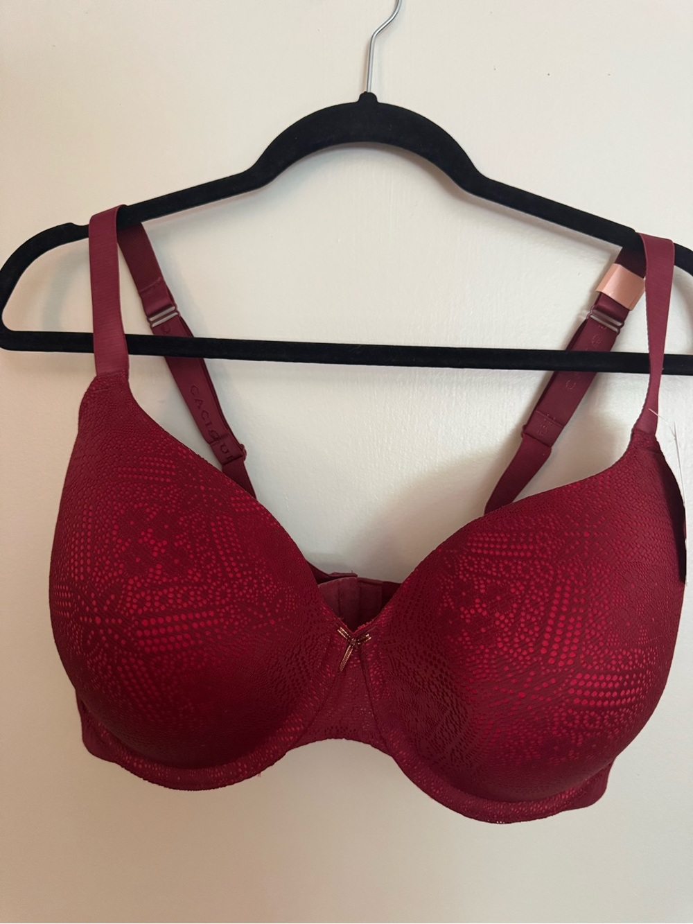 Cacique Women's Red Lace Bra
